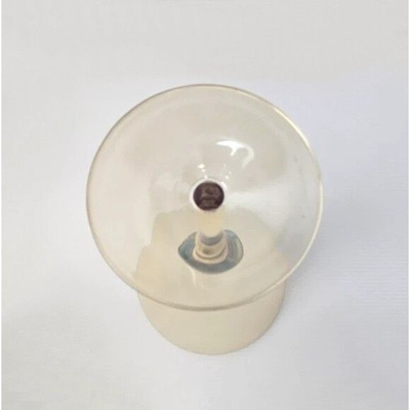 Z. Gallerie Majestic Amber Art Glass Oversized Martini Glass 10" - Picture 11 of 11